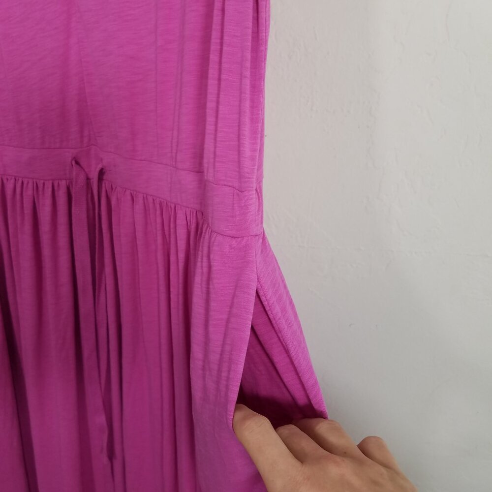 NWT Nation LTD Pima Cotton Rosebud Brianna Sleeveless Midi Dress V-Neck Size XXL - Picture 6 of 10
